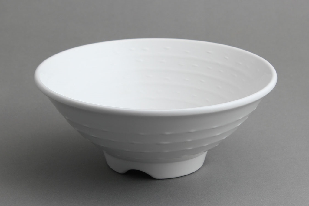 קערת אטריות זן 8X19.5 מלמין לבן EFAY