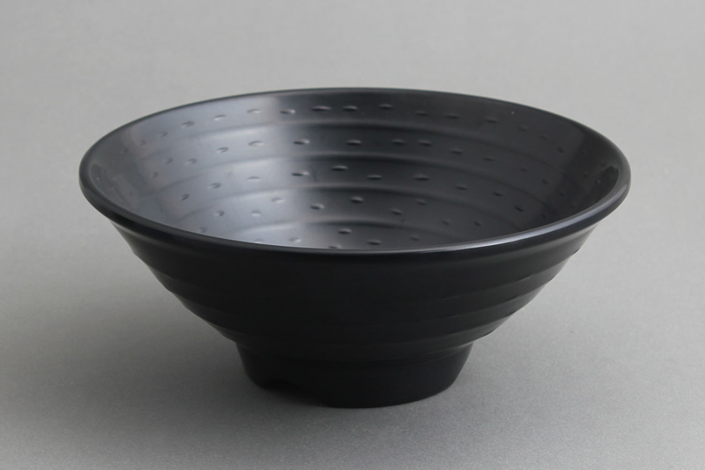 קערת אטריות זן 8X19.5 מלמין שחור EFAY