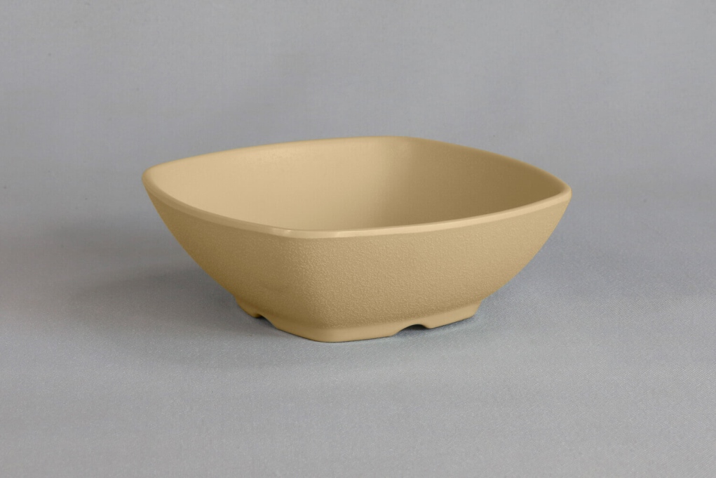 קערה ריבועית זן 14.7 ס"מ סהרה מלמין זהבהב