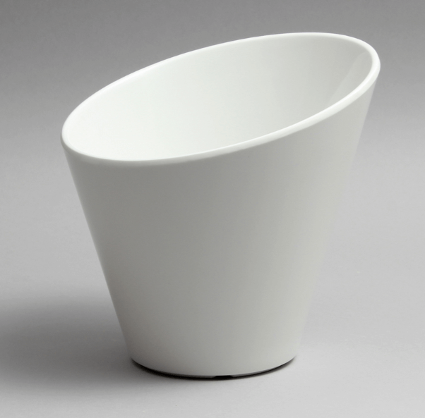 בול משופע נמי 14.5 ס"מ מלמין לבן EFAY