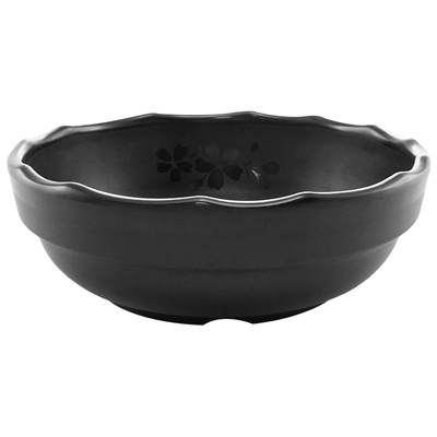 קערה מיאנמר 11.3X4 ס"מ סקורה מלמין שחור