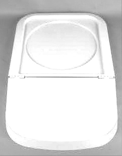 מכסה לבן למיכל 40 ליטר SCARITECH