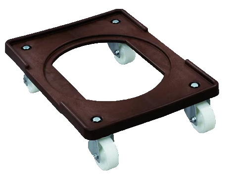 עגלה שטוחה למיכלים 20/40 ליטר 43/37/13 ס"מ scaritech