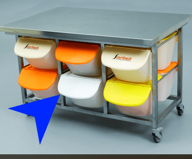 מכסה לבן למיכל 15 ליטר SCARITECH