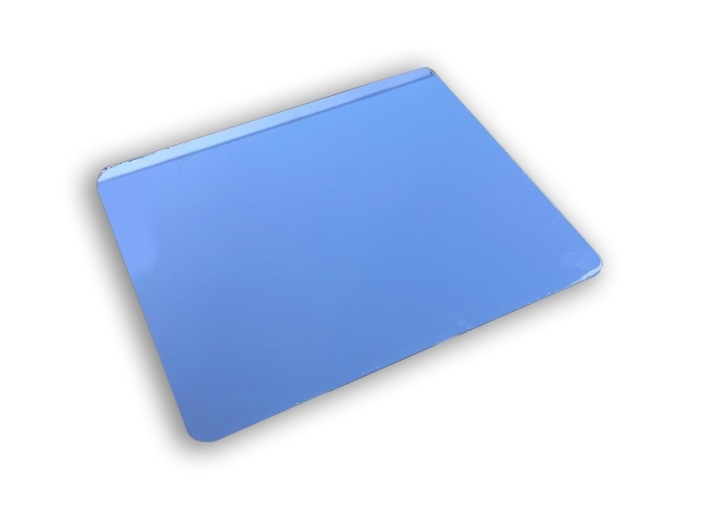 מגש הרמה ל בגט יחיד  שטוח נירוסטה  42/13.5 ס"מ  כיפוף צד אחד st-430-0.7 mm