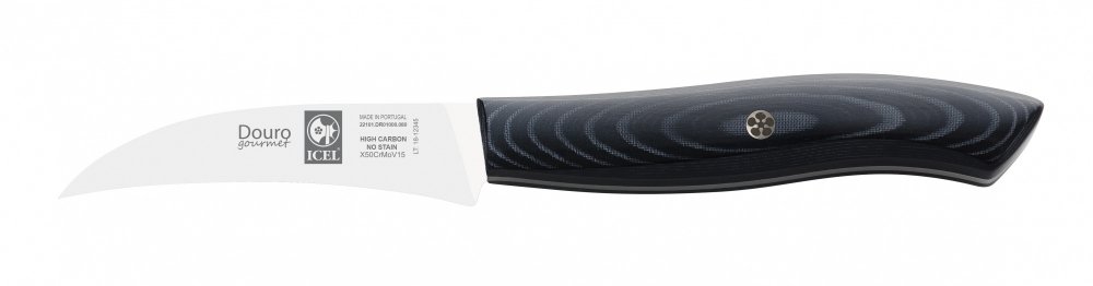 סכין טורנה 8 ס"מ ידית דמוי אבן שחורה ICEL DOURO Gourmet