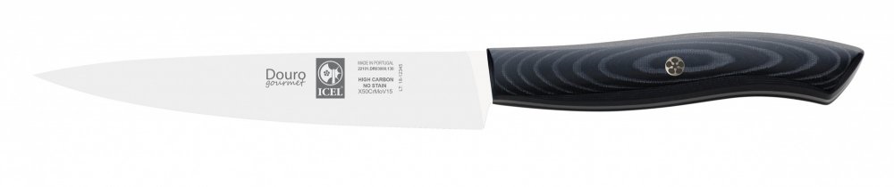 סכין 13 ס"מ ידית דמוי אבן שחורה ICEL DOURO Gourmet