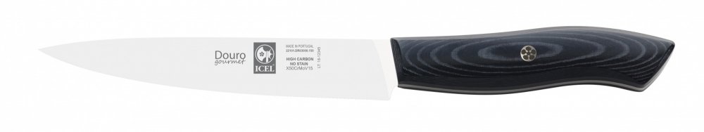 סכין שף/טבח 15  ס"מ ידית דמוי אבן שחורה ICEL DOURO Gourmet