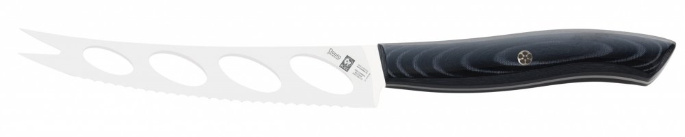 סכין גבינה 13 ס"מ ידית דמוי אבן שחורה ICEL Douro Gourmet