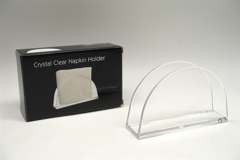 מחזיק מפיות/מפיון אקרילי מעוגל 14.5 ס"מ