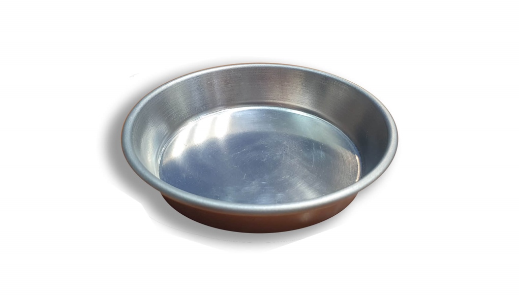 מגש /תבנית פיצה אלומיניום 13 עמוקה  גובה 2.5 ס"מ