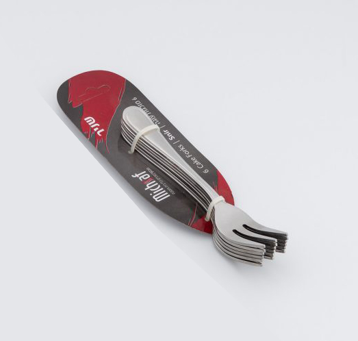 סט 6 יח' מזלג עוגה שניר(6 יח') MICHSAF