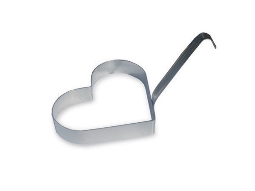 טבעת פנקייק לב 15.5 גובה 2.5 ס"מ נירוסטה S1.20MM