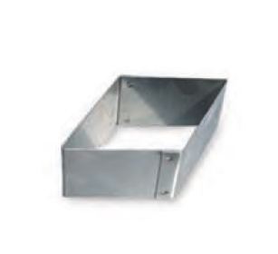 מיקד/טבעת אפייה/רינג מעוין צלע 9 ס"מ גובה 4 ס"מ נירוסטה