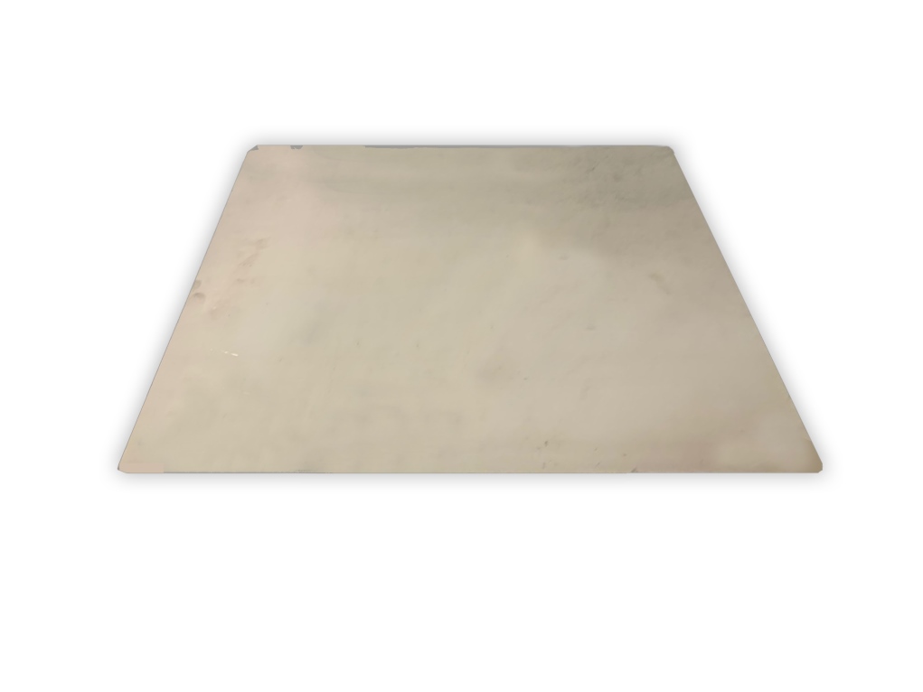 מגש שוקולד שטוח 60/50 נירוסטה עובי 2 מ"מ (עבה במיוחד) ללא שוליים- שטוח!!!