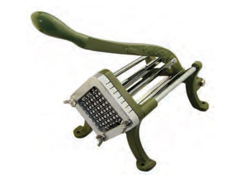 חותך צ'יפס / ציפס  מקצועי סכין 10 מ"מ  (8/8 ריבועים) "3/8 ירוק