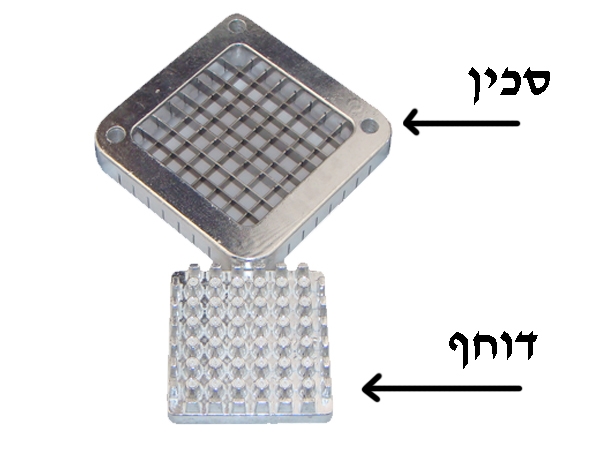 סכין לחותך צ'יפס / ציפס בינוני 10 מ"מ  (8/8 ריבועים) "3/8