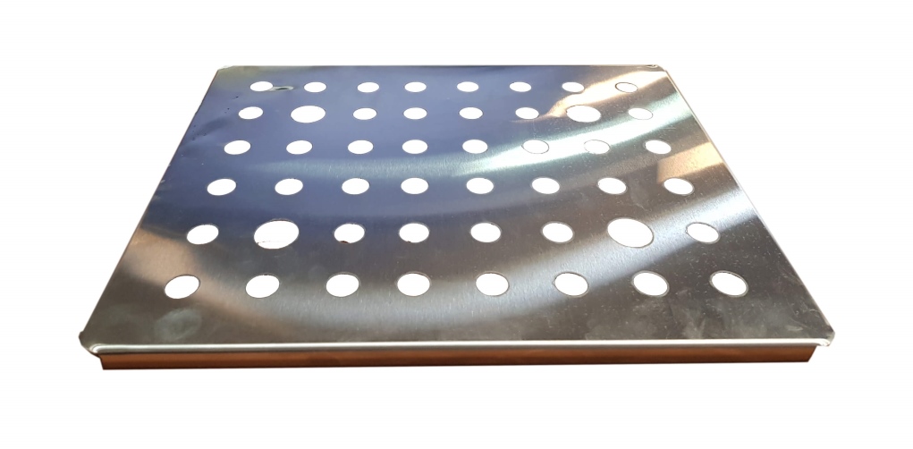 מגש טיפטוף נירוסטה 33/27 ס"מ לקופסה 10 (15 ליטר)