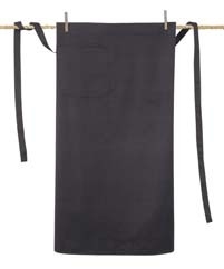 סינר מלצר צרפתי שחור warker