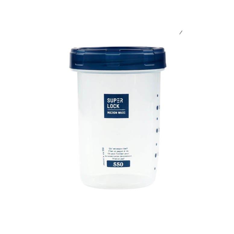 מיכל/קופסא מידה עגולה 550 מ"ל  אנטיבקטריאלי  9633 MICROBAN