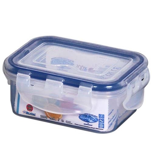 קופסא אחסון 220 מ"ל מלבנית סופרלוק 6113