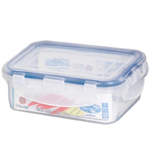קופסא אחסון 350 מ"ל מלבנית סופרלוק 6114 Super Lock
