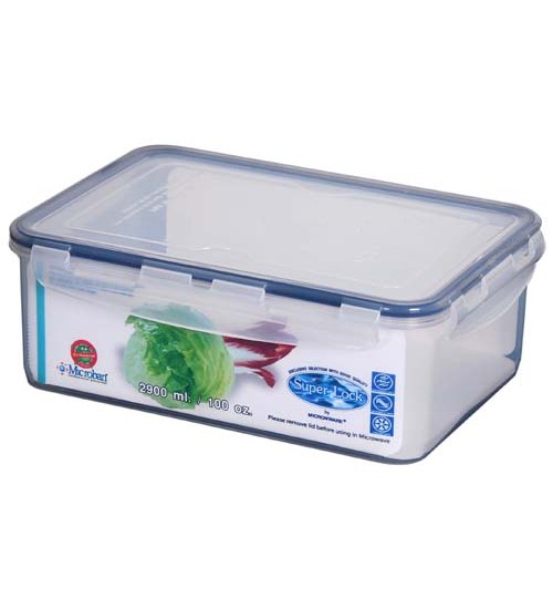 קופסא אחסון 2900 מ"ל מלבנית סופרלוק 6116 Super Lock