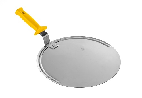 כף/מגש פיצה עגול 45 ס"מ +ידית נירוסטה קצרה LILLY HD