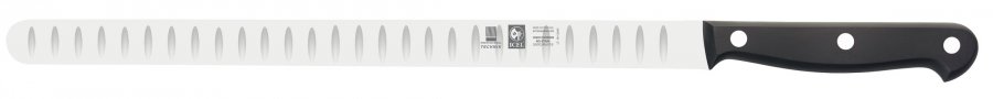 סכין סלמון צר 30 ס"מ ידית בקלית שחורה ICEL TECHNIK