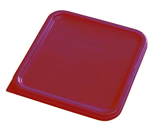 מכסה למיכל אחסון מרובע אדום 3.8/7.6 ליטר 1980200  1/12 RUBBERMAID