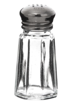 מלחיה זכוכית משושה קטן ראש נירוסטה 3.5CL