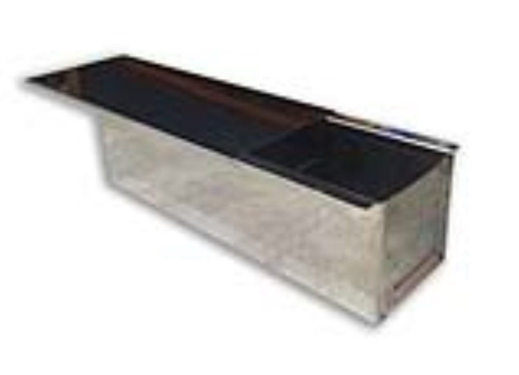 תבנית לחם/קסטן+מכסה 25/8 גובה 8 ס"מ  נירוסטה 430 BMLazer