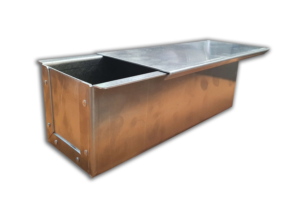 תבנית לחם/קסטן+מכסה 25/11.5/11.5  ס"מ ציפוי טפלון