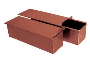 תבנית לחם קסטן 35/13/13 ס"מ+מכסה טפלון ירוק 6L