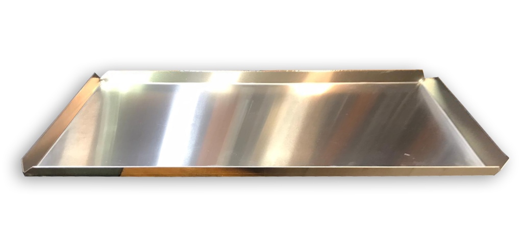 מגש אלומ' "טוני" משופע 60 מעלות+זוית פתוחה+ללא ריתוך 60/40 ג 2 ס"מ אלומיניום  1.5 מ"מ