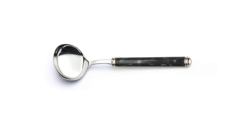 מצקת רטבים נירוסטה 20 ס"מ ליאנה שחור EME