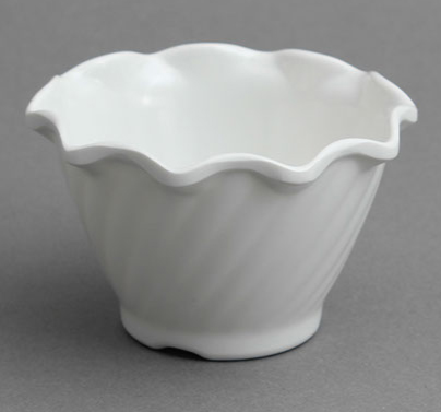 גביע גלידה 9.5 ס"מ מלמין לבן EFAY 24/240