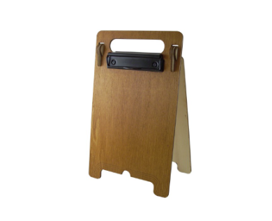 מחזיק לתפריט A5 כן ציור קליפס כפול 21/15 ס"מ TB T009