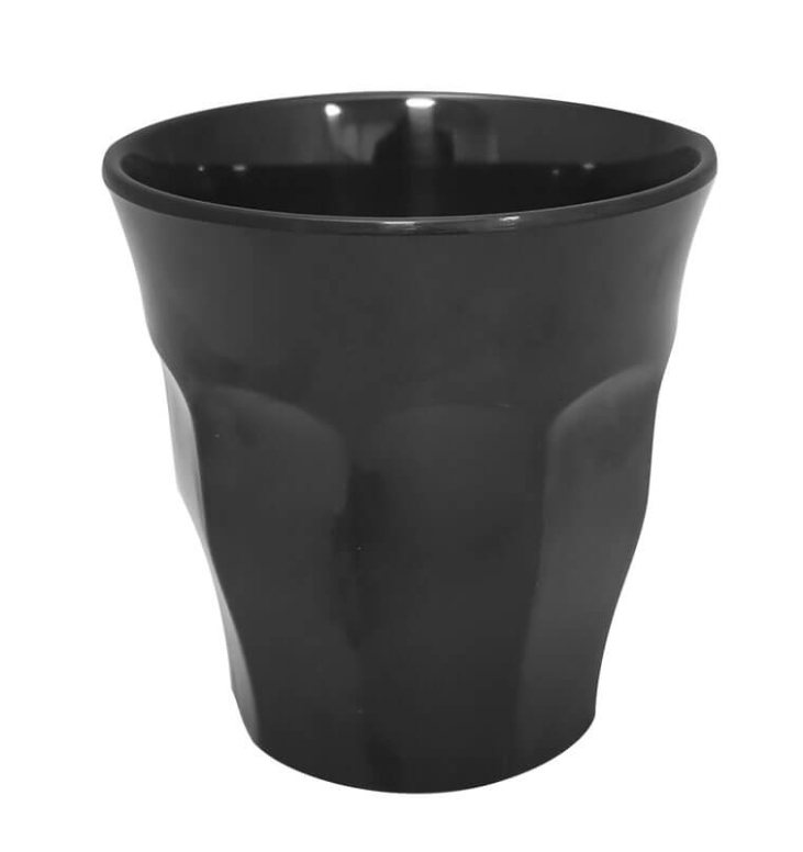 כוס מקרון 177 מ"ל מלמין שחור EFAY