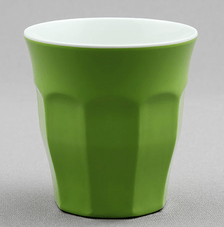 כוס מקרון 177 מ"ל מלמין ירוק/לבן EFAY