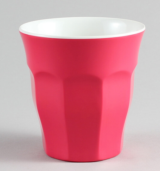 כוס מקרון 177 מ"ל מלמין אדום /לבן EFAY