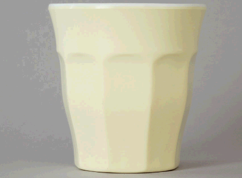 כוס מקרון 177 מ”ל מלמין קרם/לבן EFAY