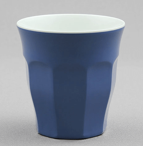 כוס מקרון 177 מ"ל מלמין כחול/לבן EFAY 120/10