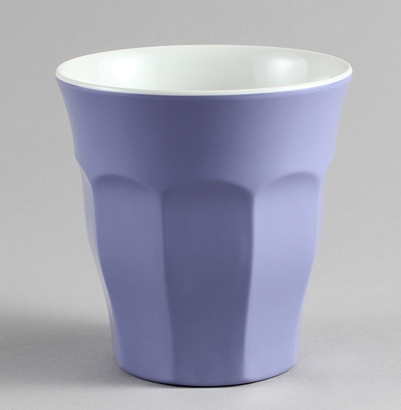 כוס מקרון 295 מ"ל מלמין סגול/לבן EFAY