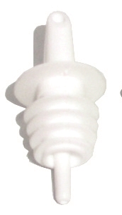 פיית מזיגה/פורר פלסטיק לבן  1/12