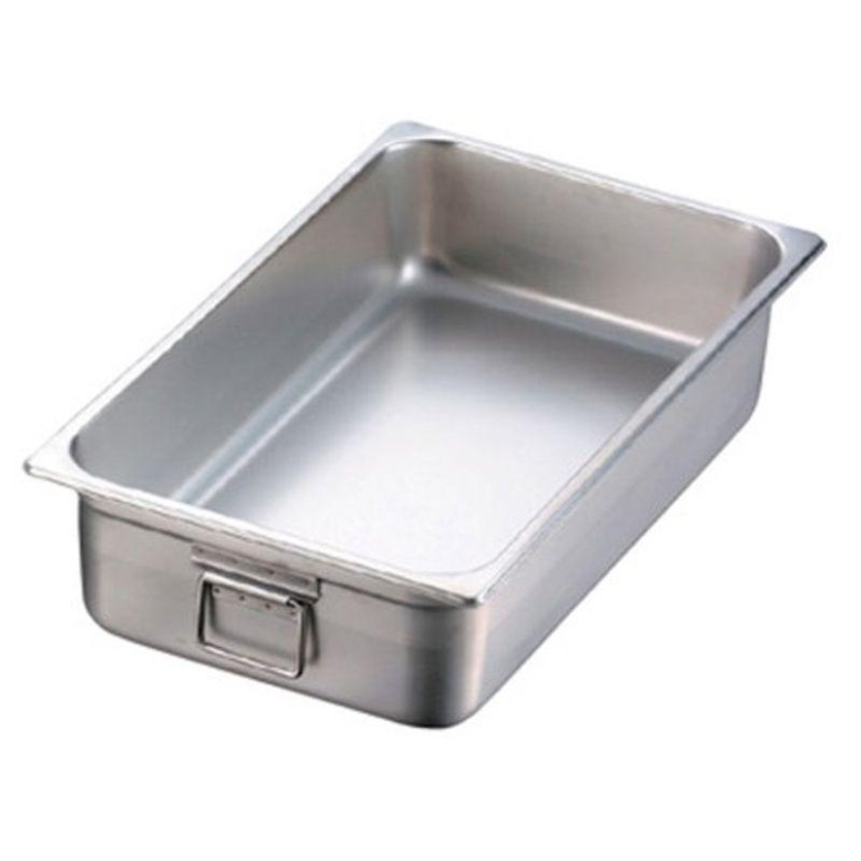 רוסטר נירוסטה 40/30 ס"מ גובה 6.5 ס"מ ידיות נופלות PUJADAS