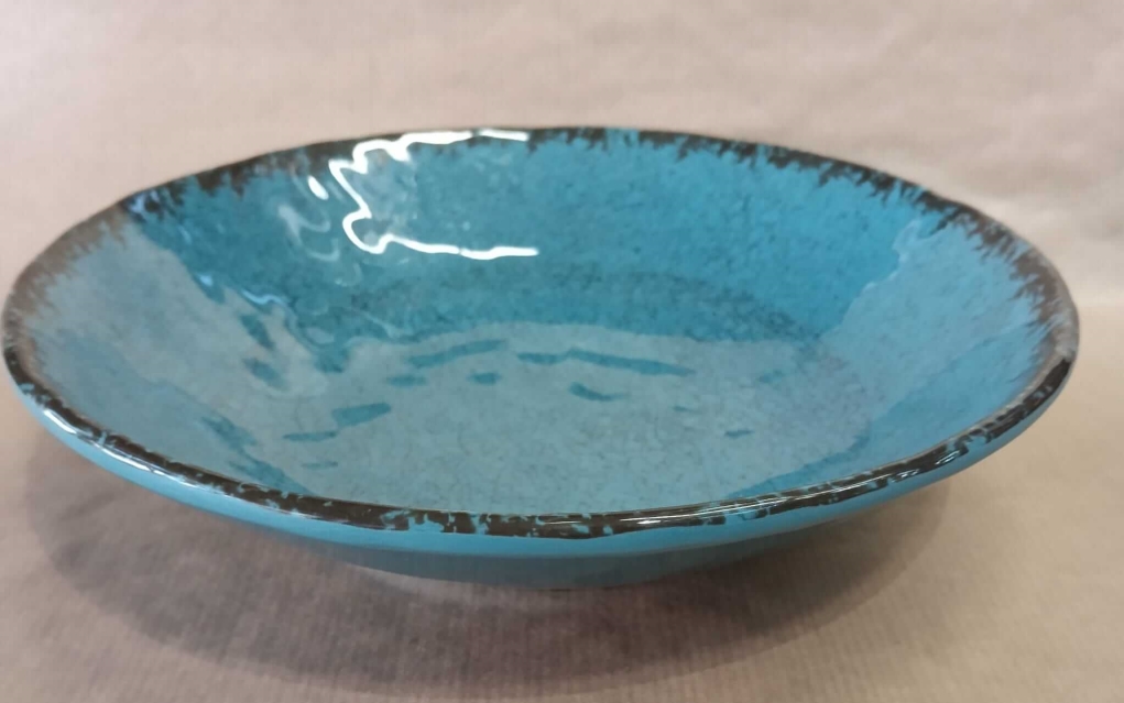 צלחת עמוקה 24 ס"מ טורקיז אופאל 21009 TAMA