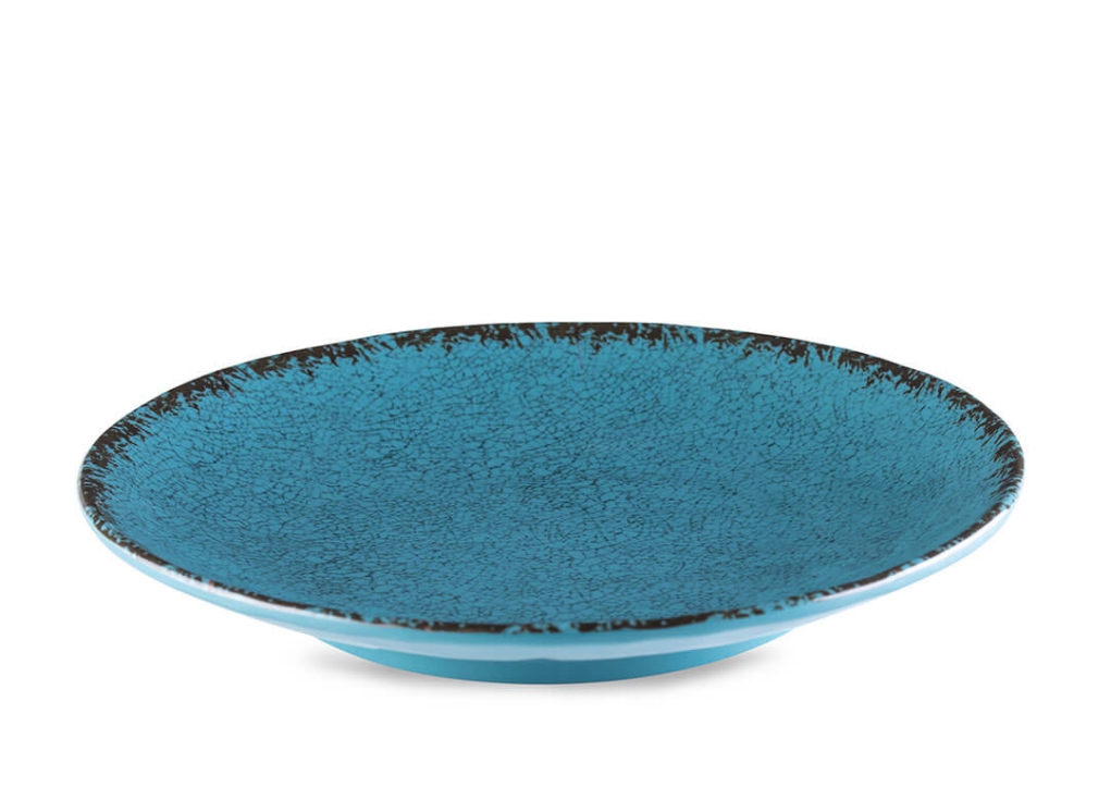 צלחת אופאל 3.5*24.2 ס"מ מלמין טורקיז - 38010 TAMA