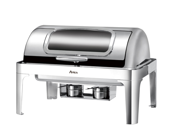 שפינג רול טופ מלבן 1/1 חלון זכוכית כולל מעצור חכם