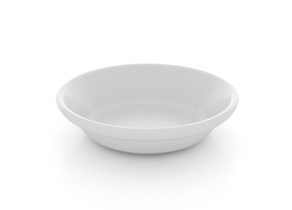 חמאון/צלחת מאזטים 12 ס"מ לבן